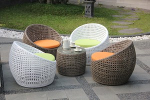 Kursi rotan plastik-kursi rotan sintetis-furniture rotan sintetis