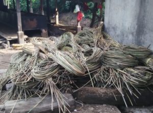 processing the rattan cane