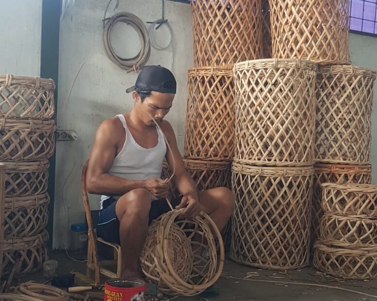 handwoven basket maker